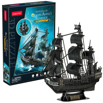 Puzzle 3D Pirate Ship Queen Anne