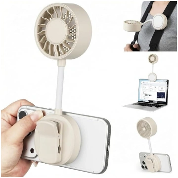 Foluu 5-in-1 magnētiskais rokas ventilators ar kli