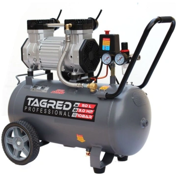 Kompresors bez eļļas 50L, 345 l/min, 3.0 kW/2.2 kW
