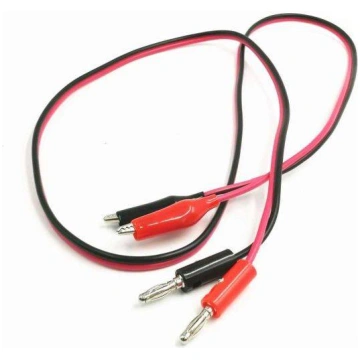 Test leads for the 100cm meter - 35mm crocodile cl