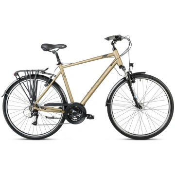 Tūrisma velosipēds Romet Wagant 3 2025, tumšs zelt