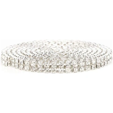 Funkelndes Strass-Kettenband, 1 m, DIY-Dekorations