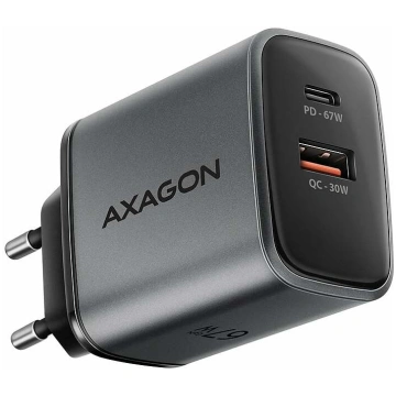 Telefona lādētājs Axagon ACU-PQ67, USB Type C/USB 