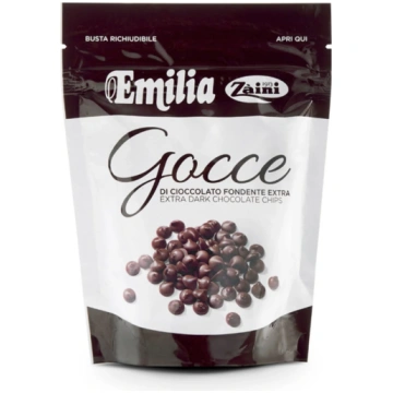 Šokolādes graudiņi ZAINI Gocce Fondente 48%, 160g