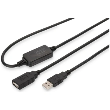 Kabelis Digitus Active USB 2.0 Repeater/Extension