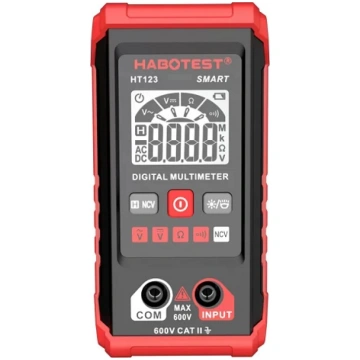Digitālais multimetrs DC/AC 600V ar NCV un fona ap