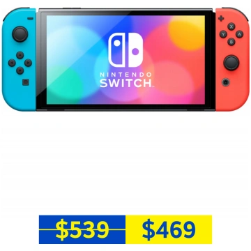 Nintendo Switch - OLED Model (Neon Blue & Neon Red
