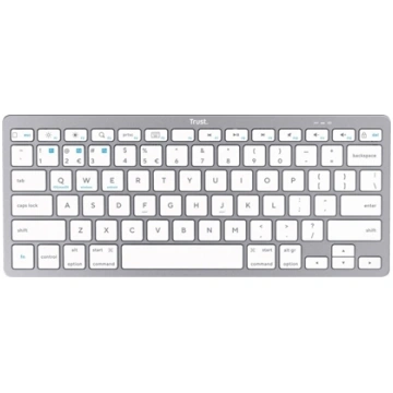 Klaviatūra Trust Wireless Bluetooth Keyboard Silve