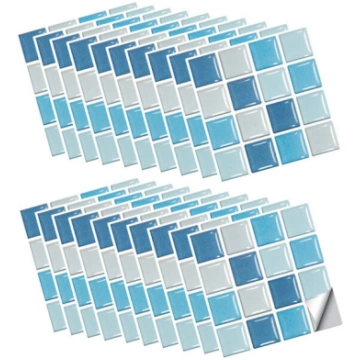Tapetes, nomizojamas un pielīmētas Backsplash flīz