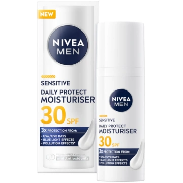 Nivea_men Sensitive Daily Protect Mitrinošs Krēms