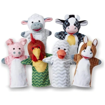 Melissa & Doug Staba draugu rokas lelles, 6 leļļu 