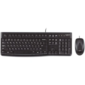 Logitech Keyboard and Mouse Set MK120 - Black