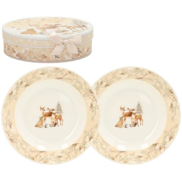 Plates MIA DEER 2pcs D20cm, in a gift box