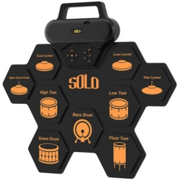 NN SOLO roll-up electronic drum set USB-C MP3