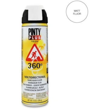 Ceļu marķēšanas fluorescējoša krāsa aerosolā balta