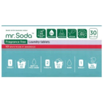 Mr&Mrs Fragrance Soda Veļas tabletes 30 gab. x 25 