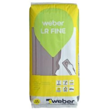 Nobeiguma špaktele Weber Vetonit LR Fine 20kg 6415