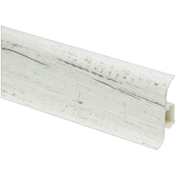 Grīdlīste CEZAR PVC, h59 mm, 2.2 m, Rosario egle