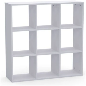 Modulārie atvērtie plaukti 3x3 WHITE