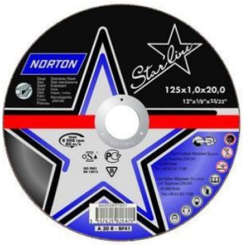 Norton Clipper Disks Do Ciecia Starline Metāls 125