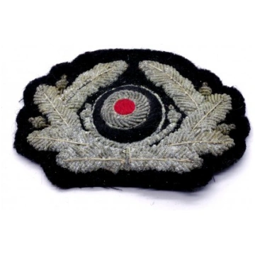 WWII German Officers visor cap hat embroidered wre