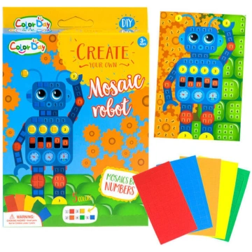 Radošā mozaīka Robots Color Day