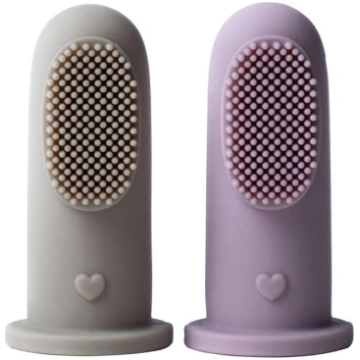 Bebe Bonchic Birstīte smaganu masāžai 2gb Shell/Bl