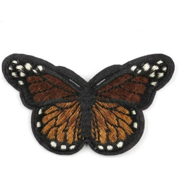 Piešujama aplikācija Tauriņš izšūts, brūna Nav nor