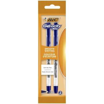 Gēla pildspalva BIC Gel-Ocity Stic 0,5 mm zila — 2