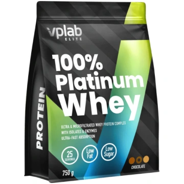 100% PLATINUM WHEY sūkalu proteīns Vplab