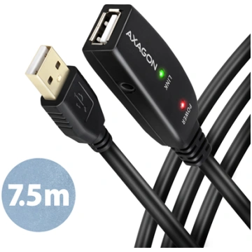 AXAGON Active extension cable, 7.5 m | ADR-207 | U