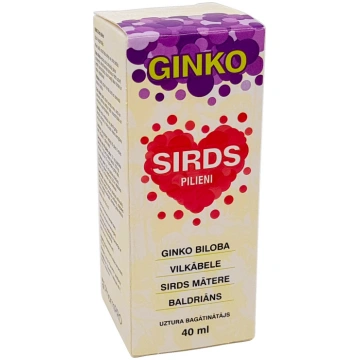 GINKO sirds pilieni, 40 ml PHARMPRO - Igaunija