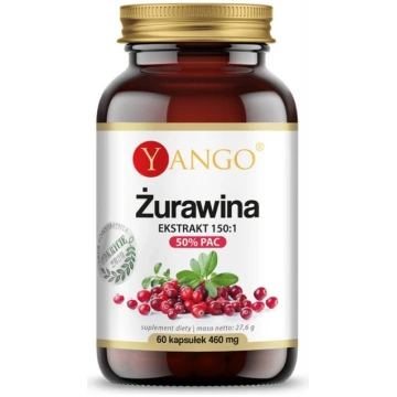YANGO dzērveņu - 50% PAC (60 kapsulas)