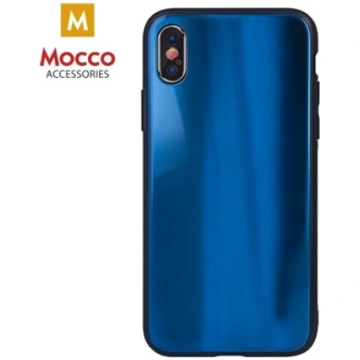 Mocco Aurora Glass Silicone Back Case for Apple iP