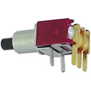 90° HORIZONTAL SUBMINIATURE PUSH-BUTTON SWITCH - S