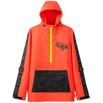 Nintendo Tokyo Splatoon 3 Front Zip Hoodie SALMON 