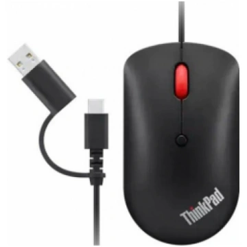 Lenovo ThinkPad USB-C Wired Compact Mouse Raven Bl