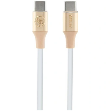 Guess Embossed Logo USB-C / USB-C kabelis 1.5m, ze