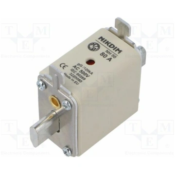 Fuse: fuse; industrial; 80A; 500VAC; gG; NH00 | 32