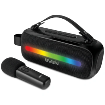 Pārnēsājams skaļrunis Sven PS-255 Black with Micro