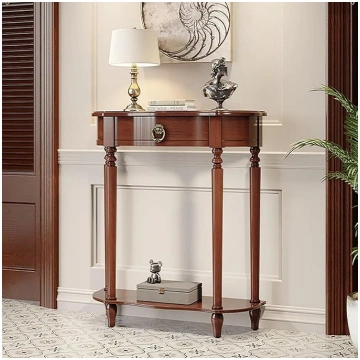 Vintage Console Table in Traditional Style, Slim T
