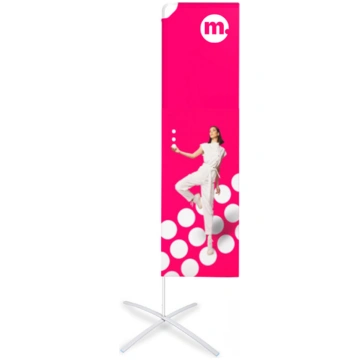Pludmales karogs – mFlag Straight - S Bez masta Ze