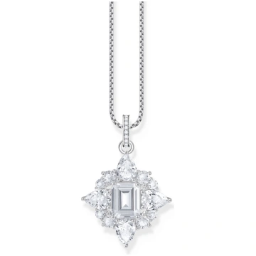 Thomas Sabo PE963-051-14 Silver pendant w. white s