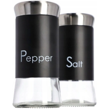 Sāls un piparu trauciņu komplekts, 2x150 ml