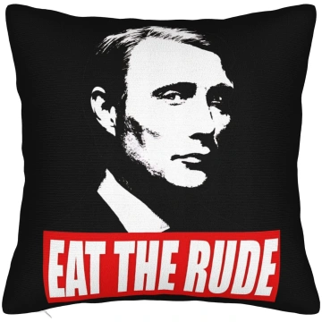 Hannibal Mads Mikkelsen Pillowcase Double-Sided Pr