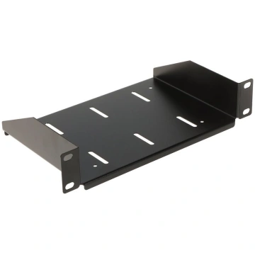 10” RACK Plaukts, 1U, 150 mm, Fiksēts, Melns, Perf