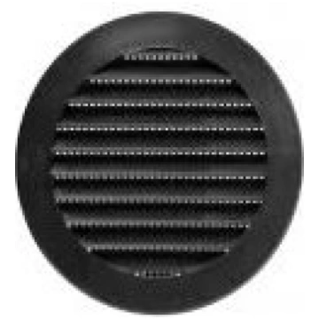 Reste ventilācijas plastmasas d100mm VR100M melna 