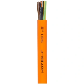 Faber kabelis H07BQ-F 5x4mm2 oranžs, līdz -40°C, 0