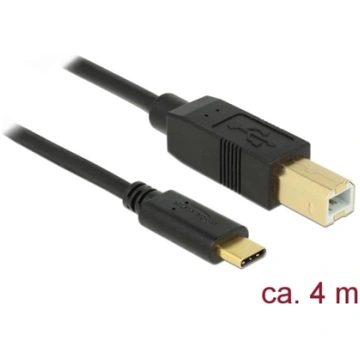 Delock USB 2.0 cable Type-C to Type-B 4 m 83667