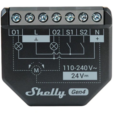Sterownik Shelly 2PM Gen4 Zigbee/Matter